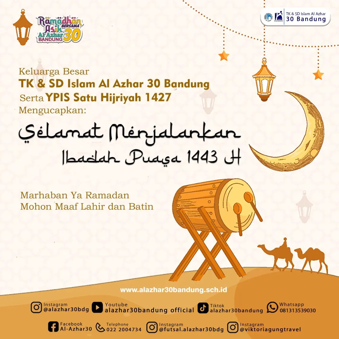 Selamat Menjalankan Ibadah Puasa 1443 H