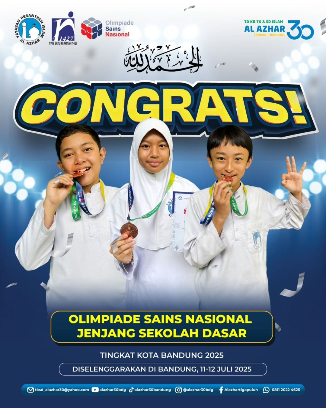 Prestasi Membanggakan di Olimpiade Sains Nasional