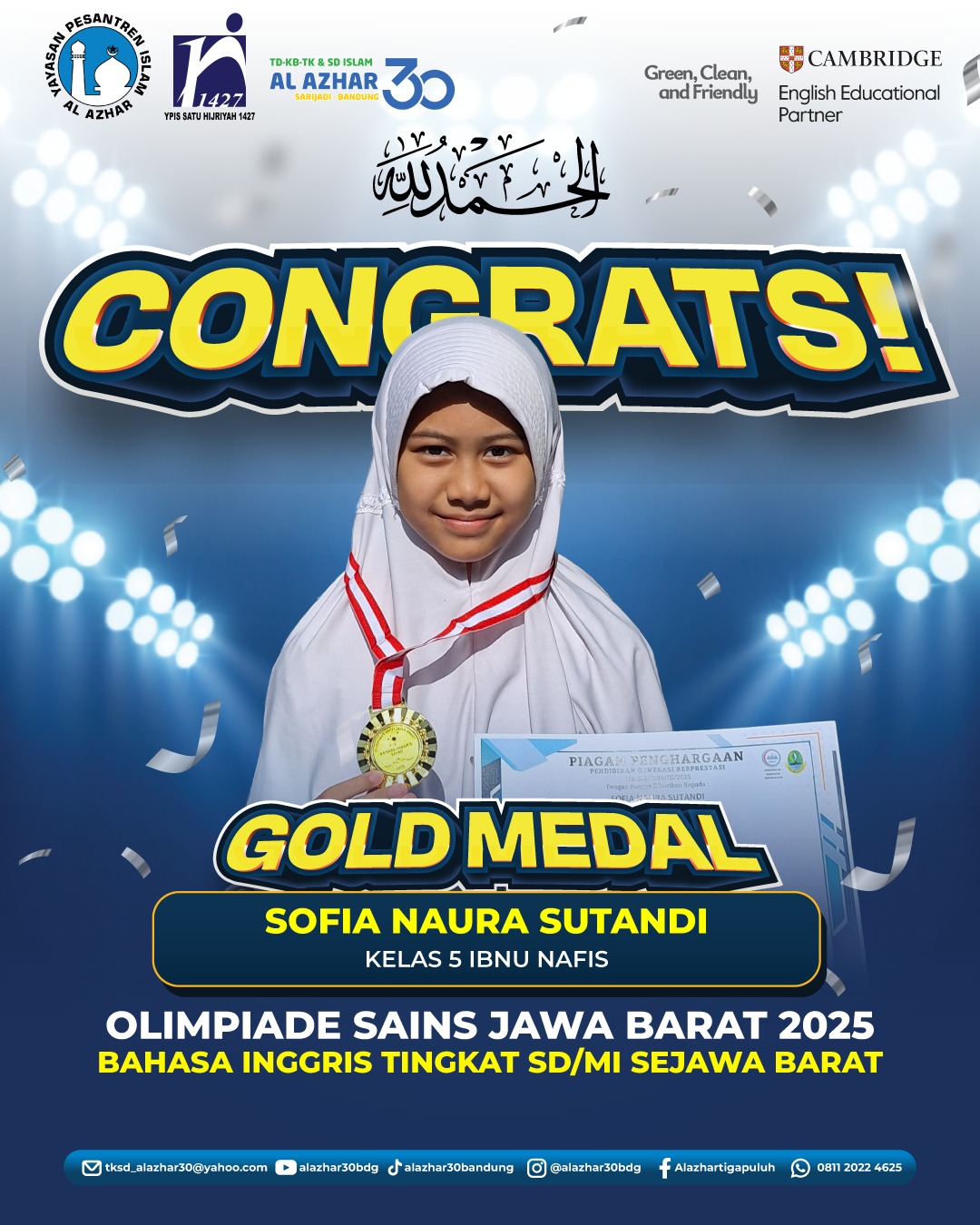 Prestasi Gemilang Tingkat Jawa Barat 2025