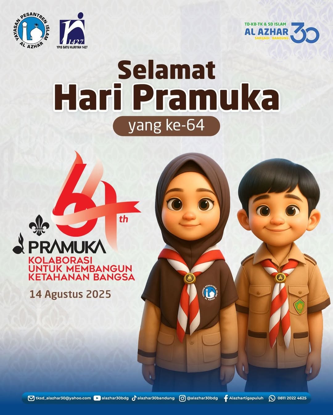 Selamat Hari Pramuka ke-64 – Membentuk Generasi Tangguh dan Berkarakter
