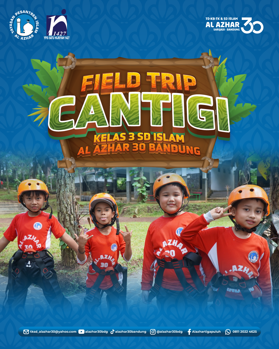 Petualangan Seru Kelas 3 Al Azhar 30 Bandung di Cantigi Camp