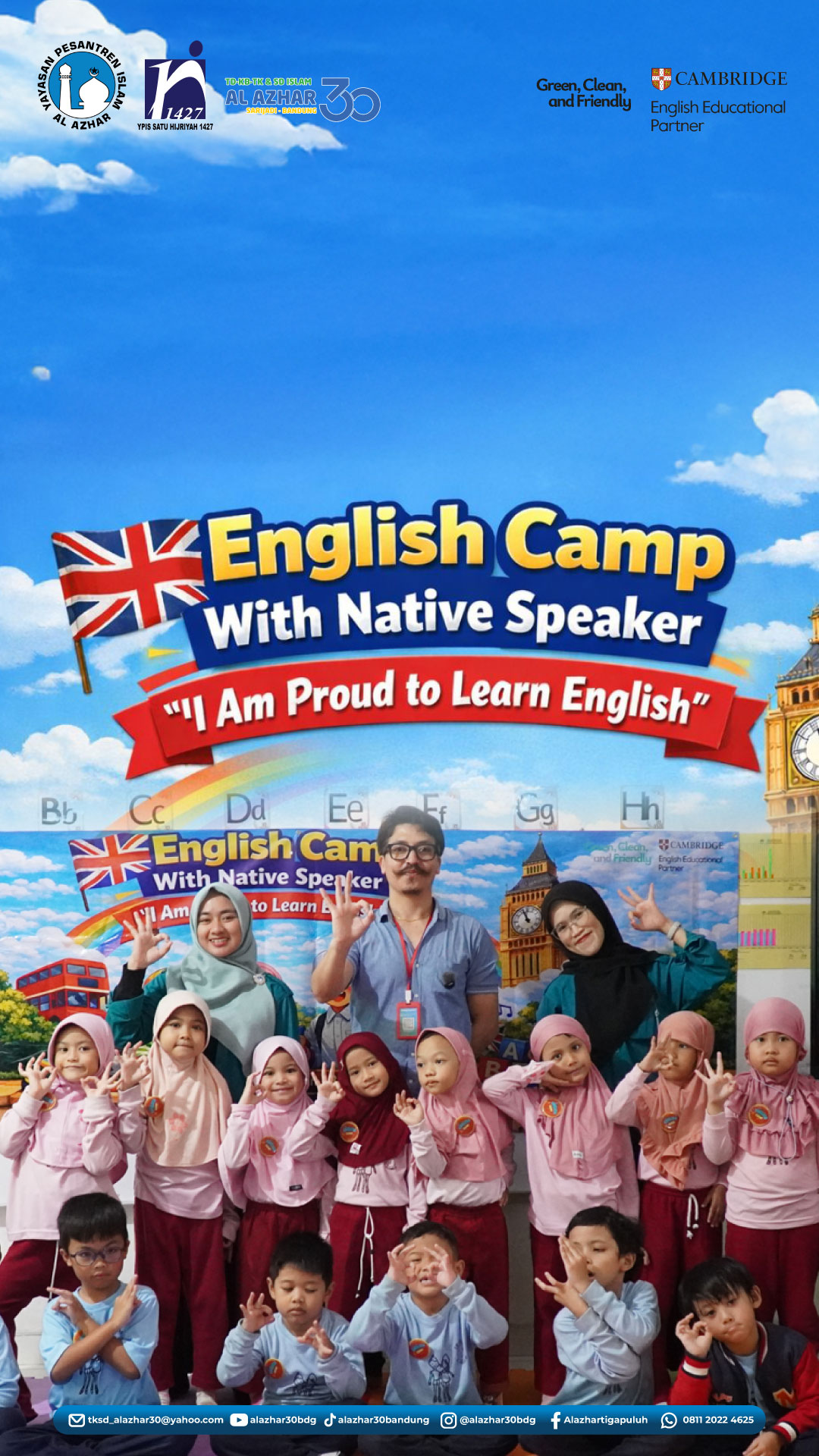Serunya English Camp di KB-TK Al Azhar 30: Belajar Langsung Bersama Native Speaker!
