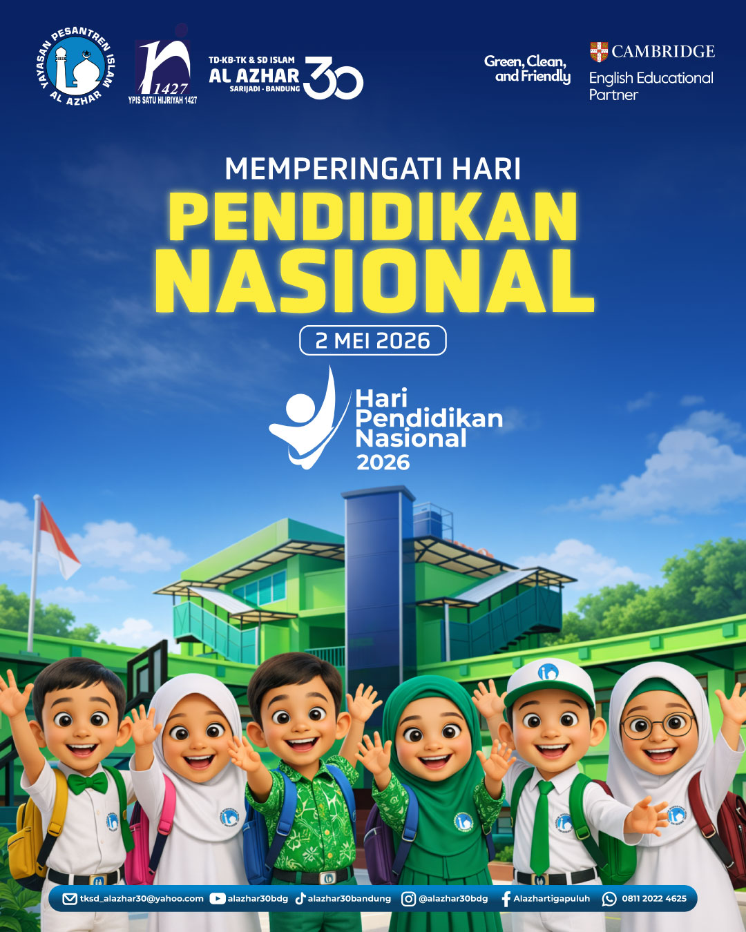 Memperingati Hari Pendidikan Nasional 2026, Al Azhar 30 Bandung Teguhkan Komitmen Pendidikan Berkarakter