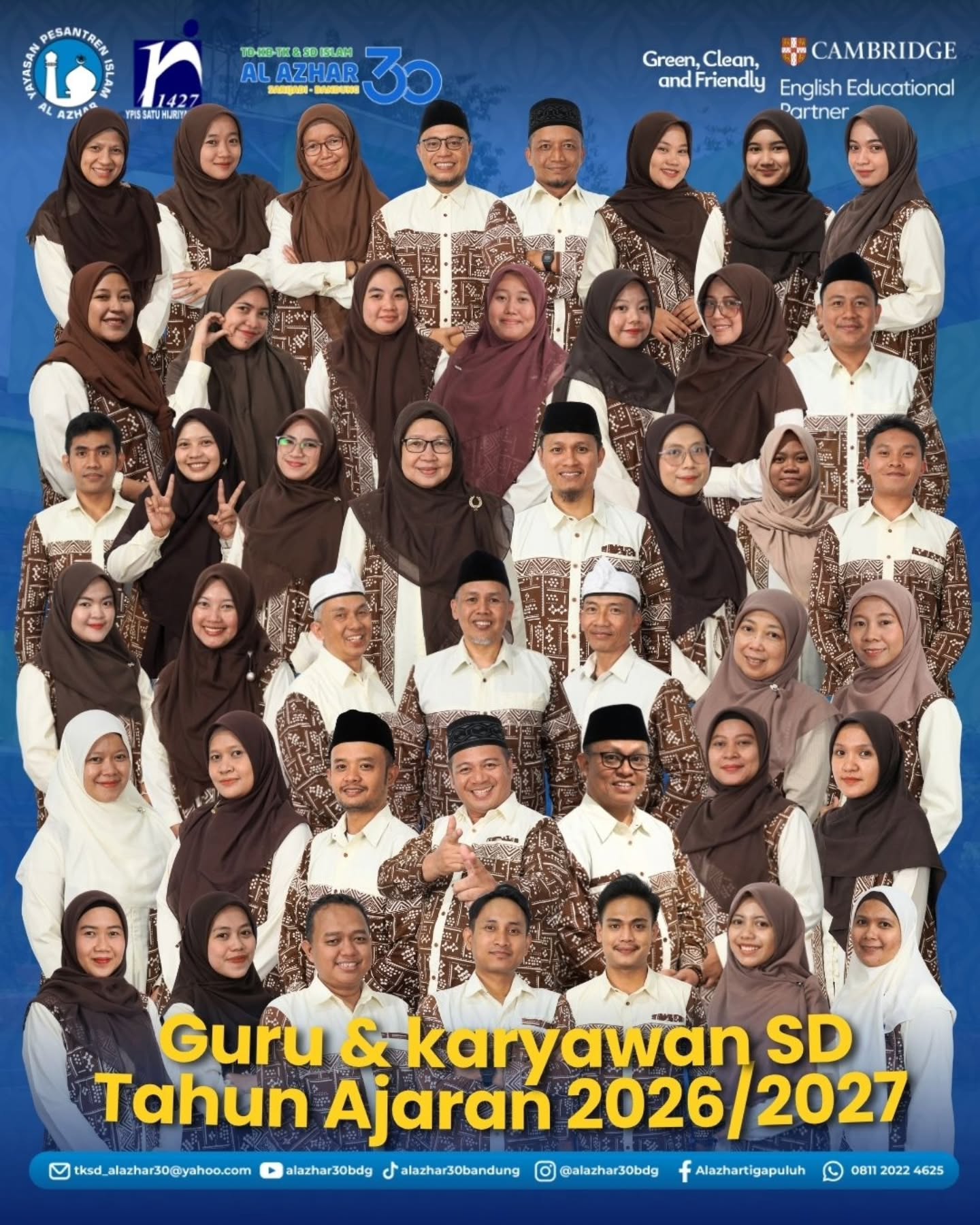 Guru dan Karyawan SD Islam Al Azhar 30 Bandung Siap Menyambut Tahun Ajaran 2026/2027