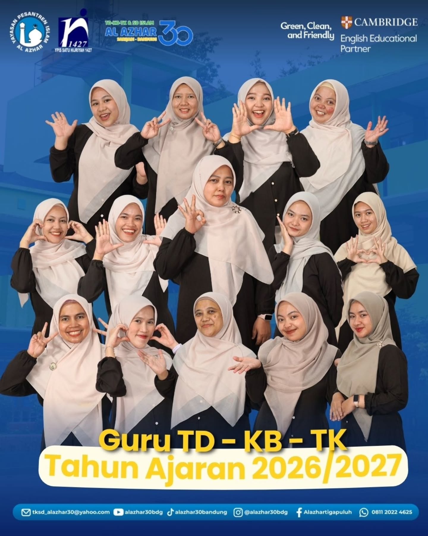 Guru TD–KB–TK Islam Al Azhar 30 Bandung Siap Menyambut Tahun Ajaran 2026/2027 dengan Penuh Semangat dan Kasih Sayang