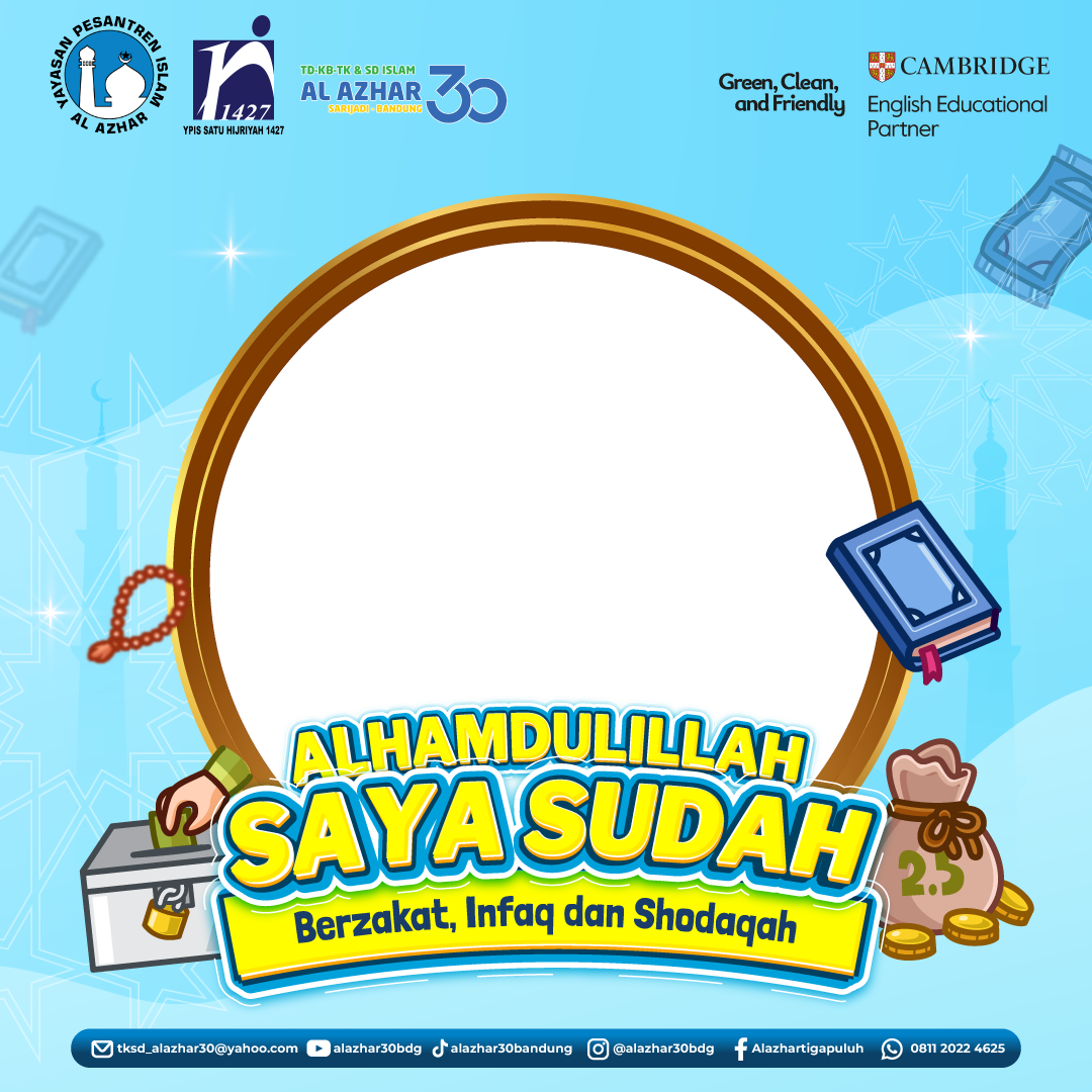 Saya sudah berzakat, sedekah, dan infak